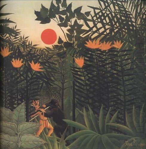 Henri Rousseau Exotic Landscape china oil painting image